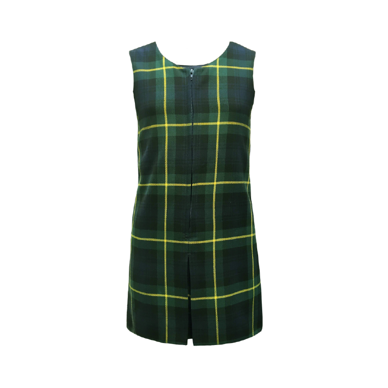 Green pinafore 2025 dress school