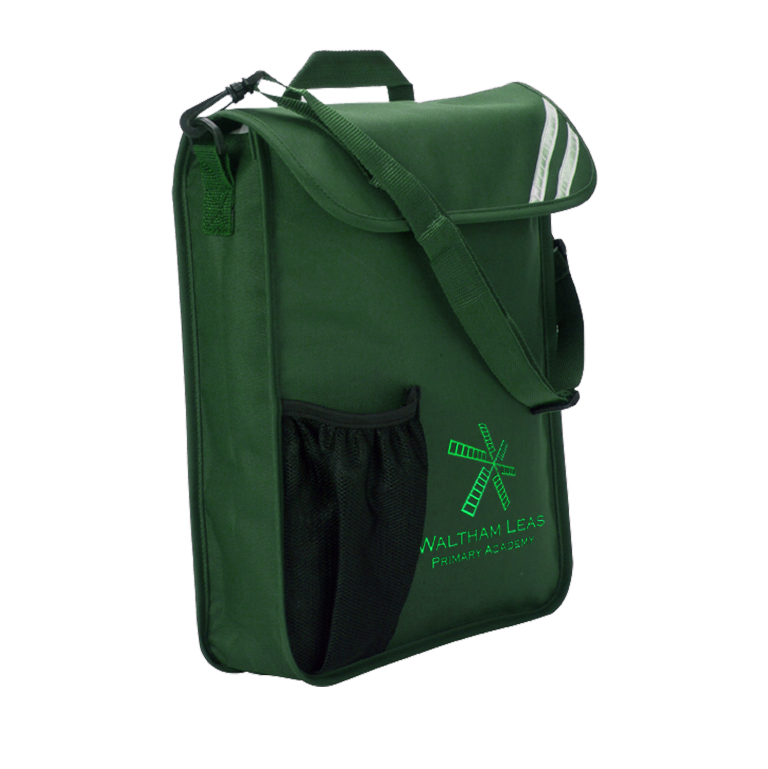Book bag with bottle holder clearance