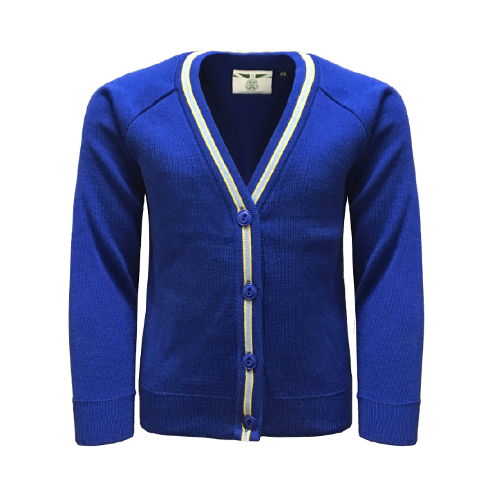 Yellow school cardigan on sale