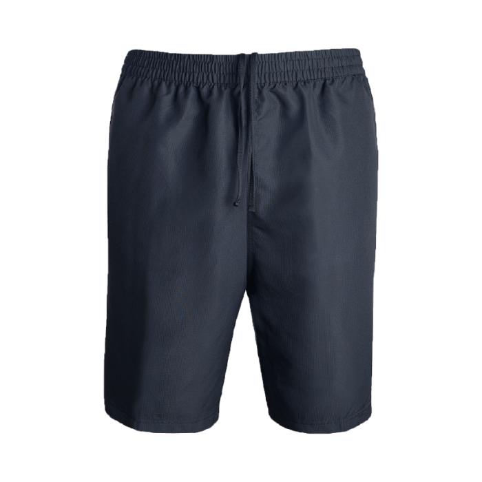 Plain Navy Silver Boys Performance PE Shorts