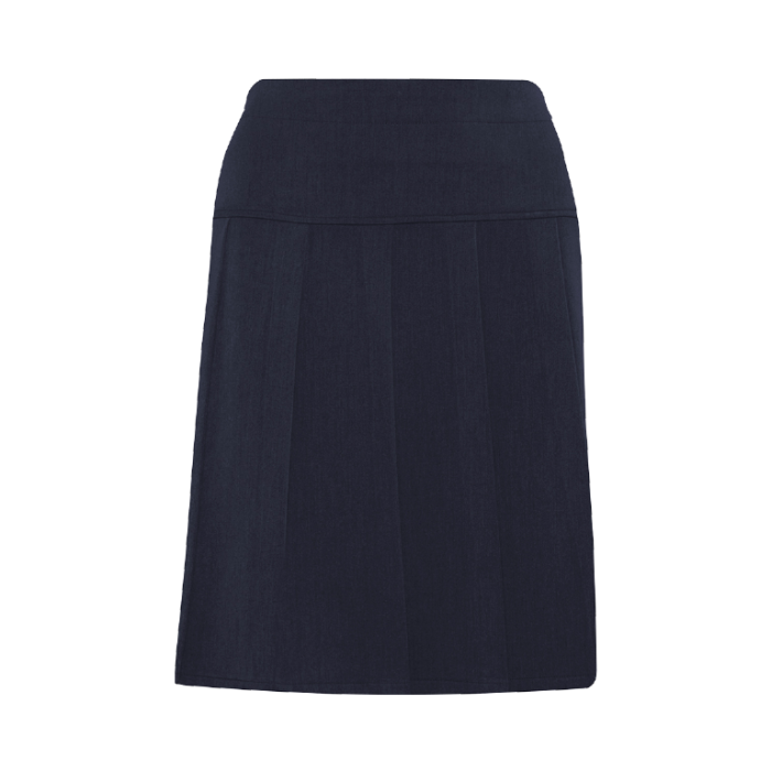 Cleo Pleated Skirt - Navy – Buttonscarves