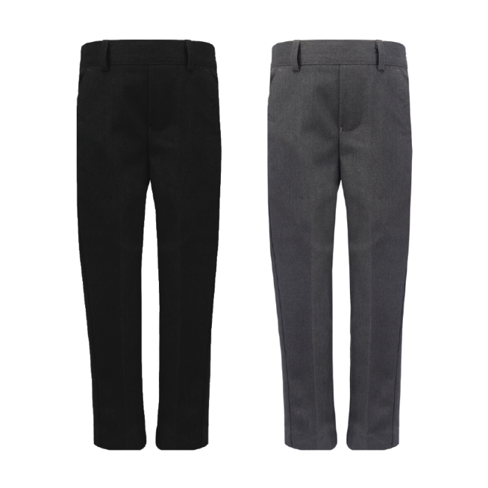 Plain Junior Boys Pull On Trousers