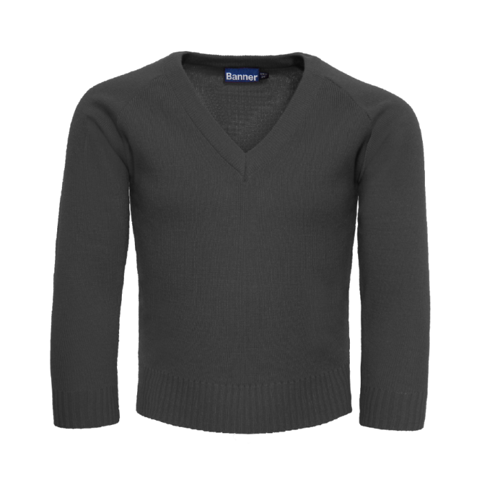 Grey shop plain jumper