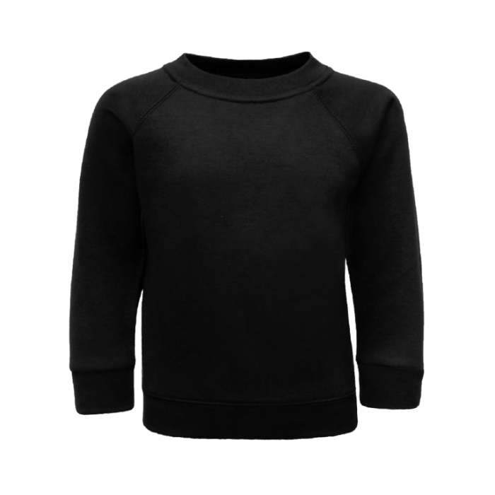 Plain Crew Neck Raglan Sweatshirt