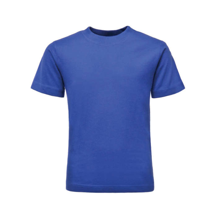 Plain blue crew neck online