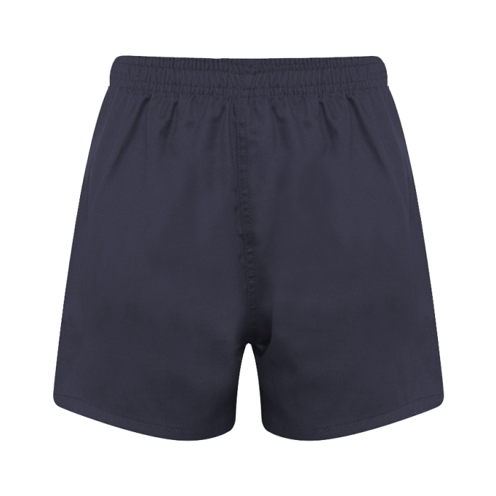 Plain Navy Cotton Twill PE Shorts