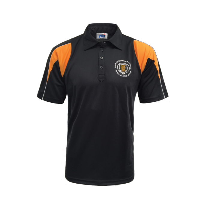 Polo shirt 2025 black and gold