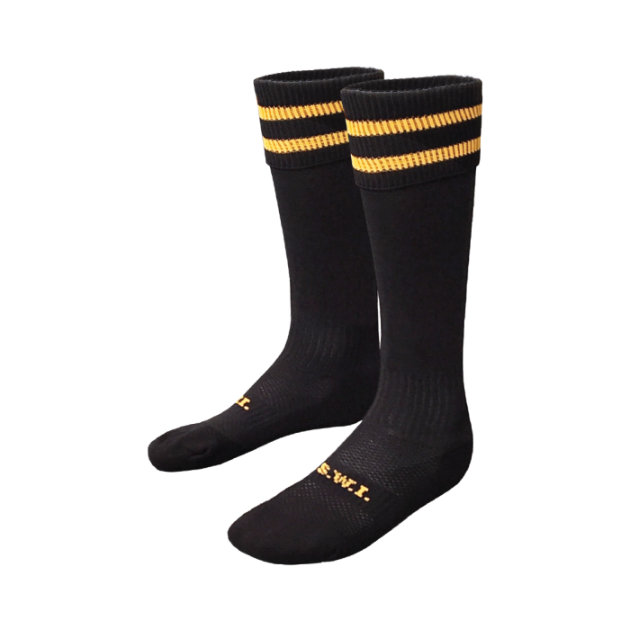 Black and yellow sports socks best sale