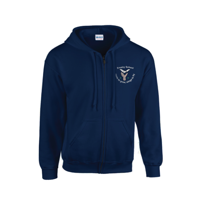 Hoodie zipper navy sales