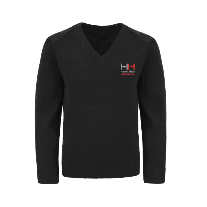Long black knitted online jumper