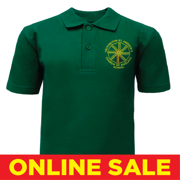 Bottle green polo shirt clearance
