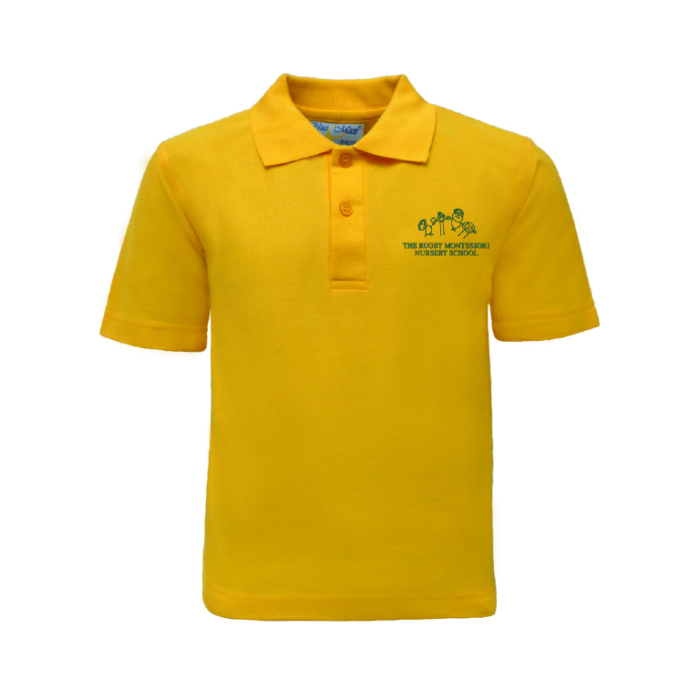 Childrens gold school polo shirts shop