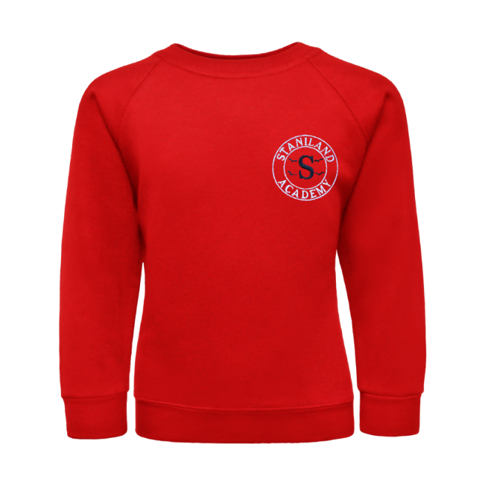 Red sweat shirt discount
