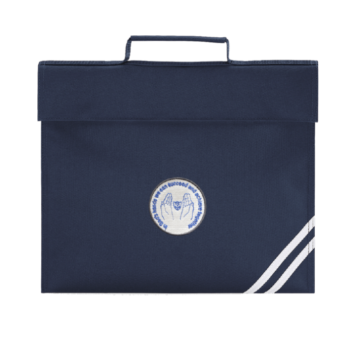 Navy blue bookbag clearance