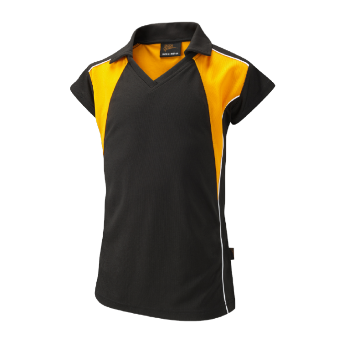 Black Amber Girls PE Polo Shirt